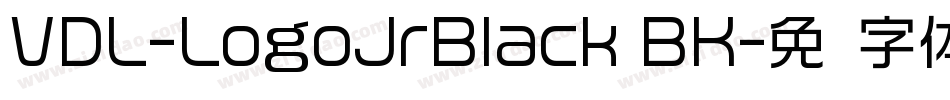 VDL-LogoJrBlack BK字体转换